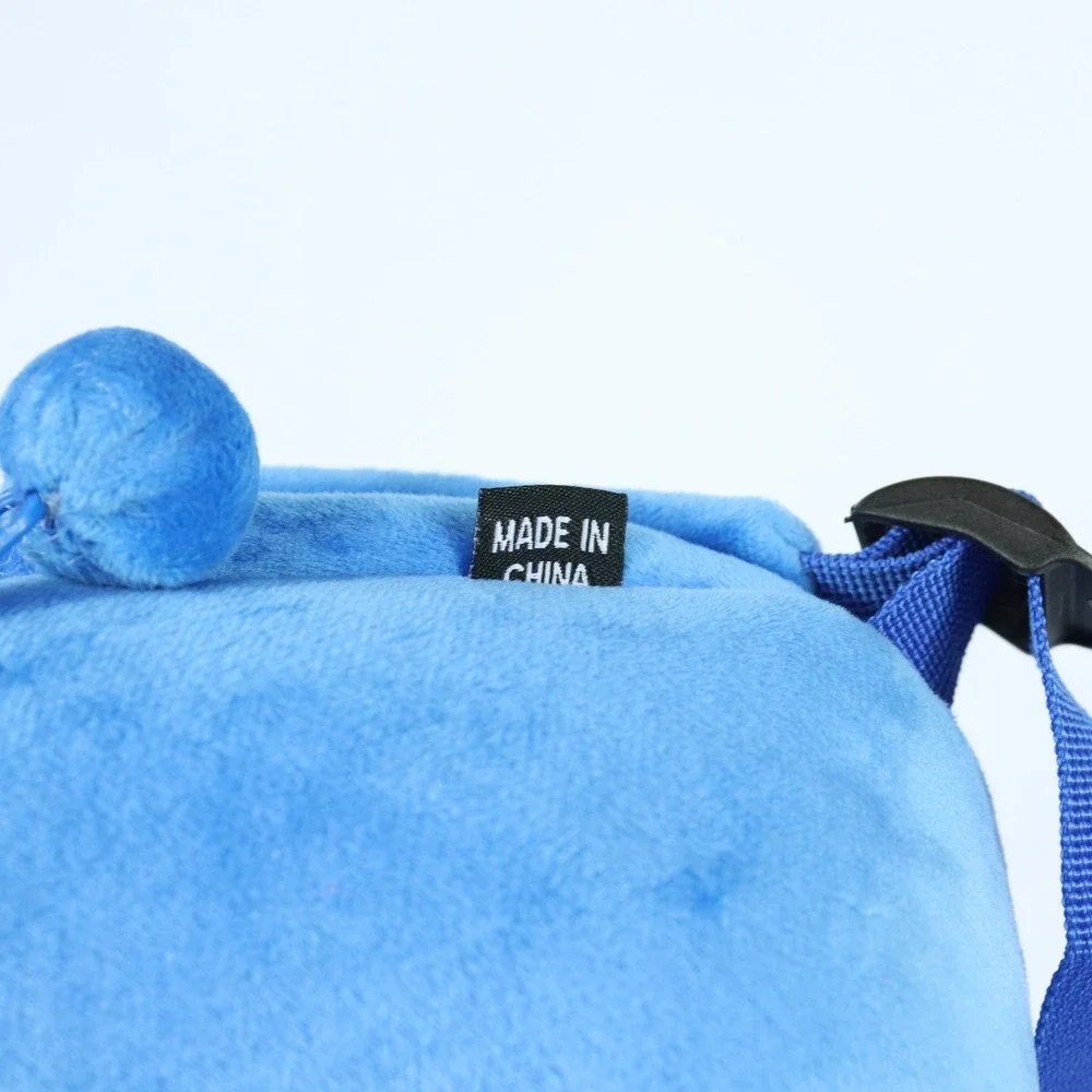 BT21 Tata Plush Backpack Bag Blue Red Heart Character Bag BTS Line Friends